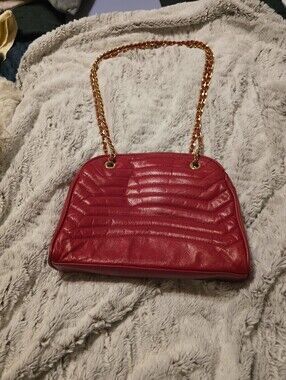 Worthington Red Quilted Purse